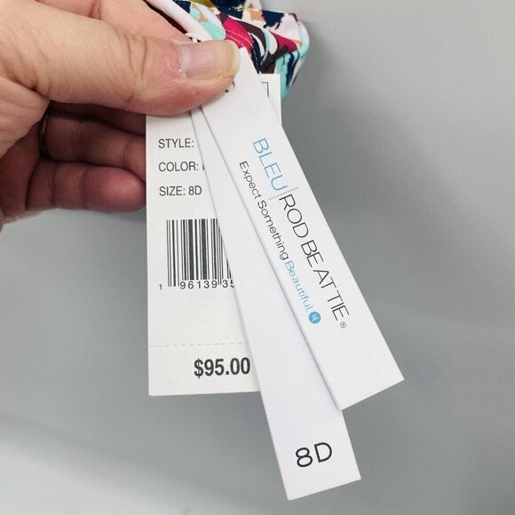 Bleu Rod Beattie Womens Size 8 D-Cup Party Animal Twist-Front Tankini Top 1661 - Picture 7 of 8